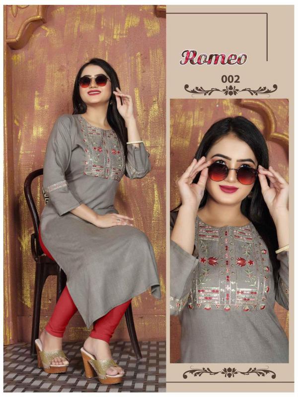 Aagya Romeo Rayon Designer Exclusive Kurti Collection